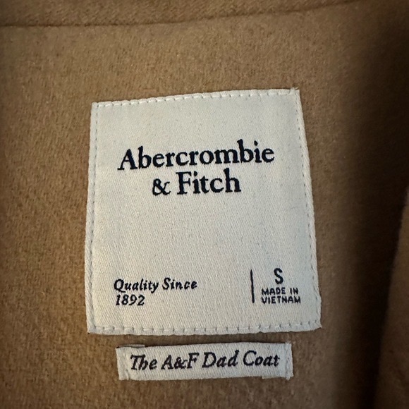 Abercrombie & Fitch Wool-Blend Dad Coat - Picture 3 of 4
